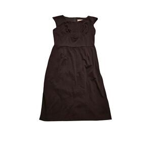 Karin Stevens Size 8 Sleeveless Zip Closure Black Dress